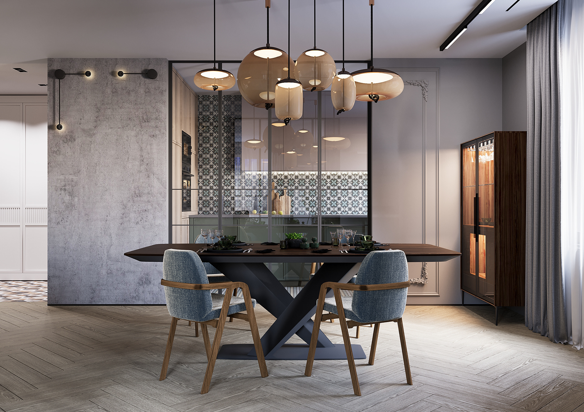 AuezovCity 小区两居室室内设计-64