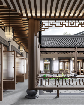新中式四合院