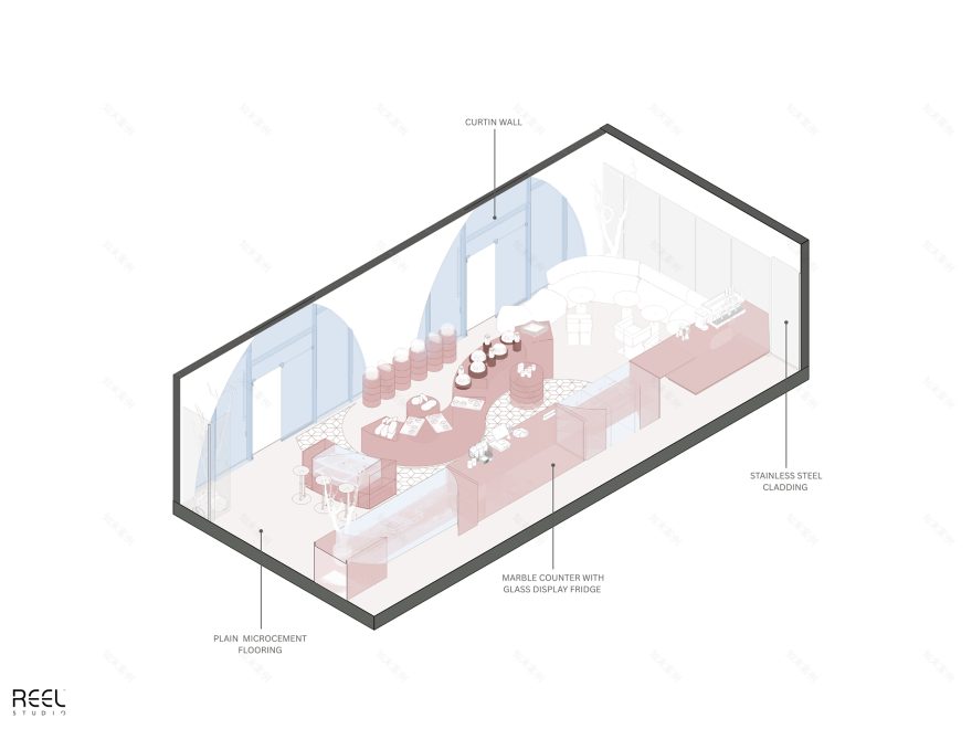 巧克力咖啡馆设计丨沙特阿拉伯丨Reel Studio-18