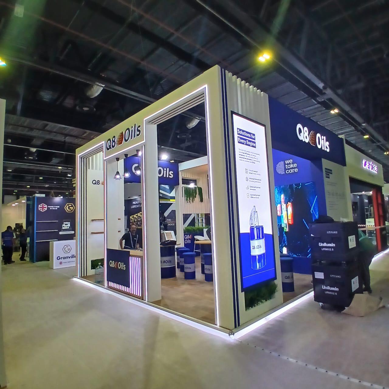Q8 OILS 6X6M STALL DESIGN IN DUBAI-0
