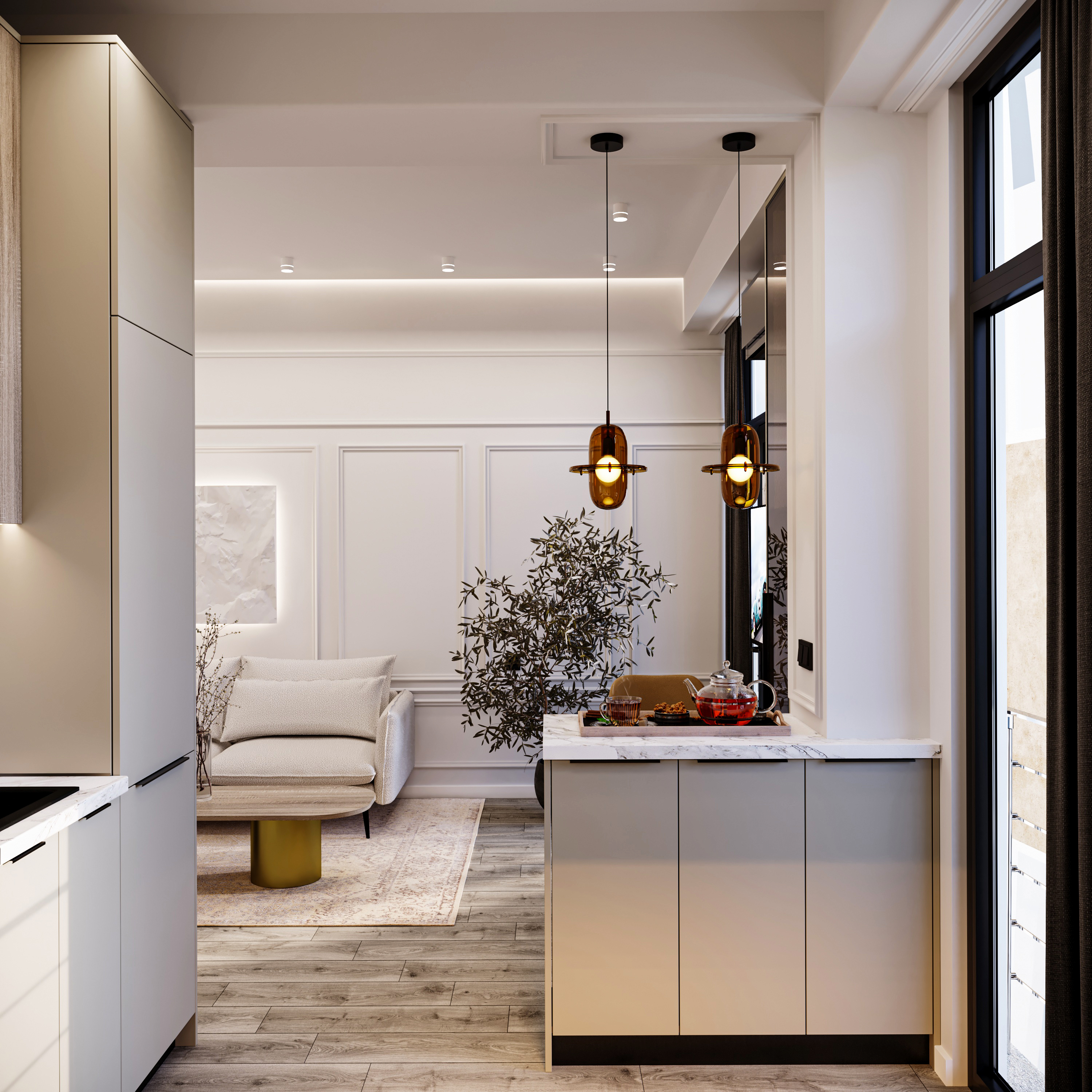 Studio apartment 24 sq.m design-10