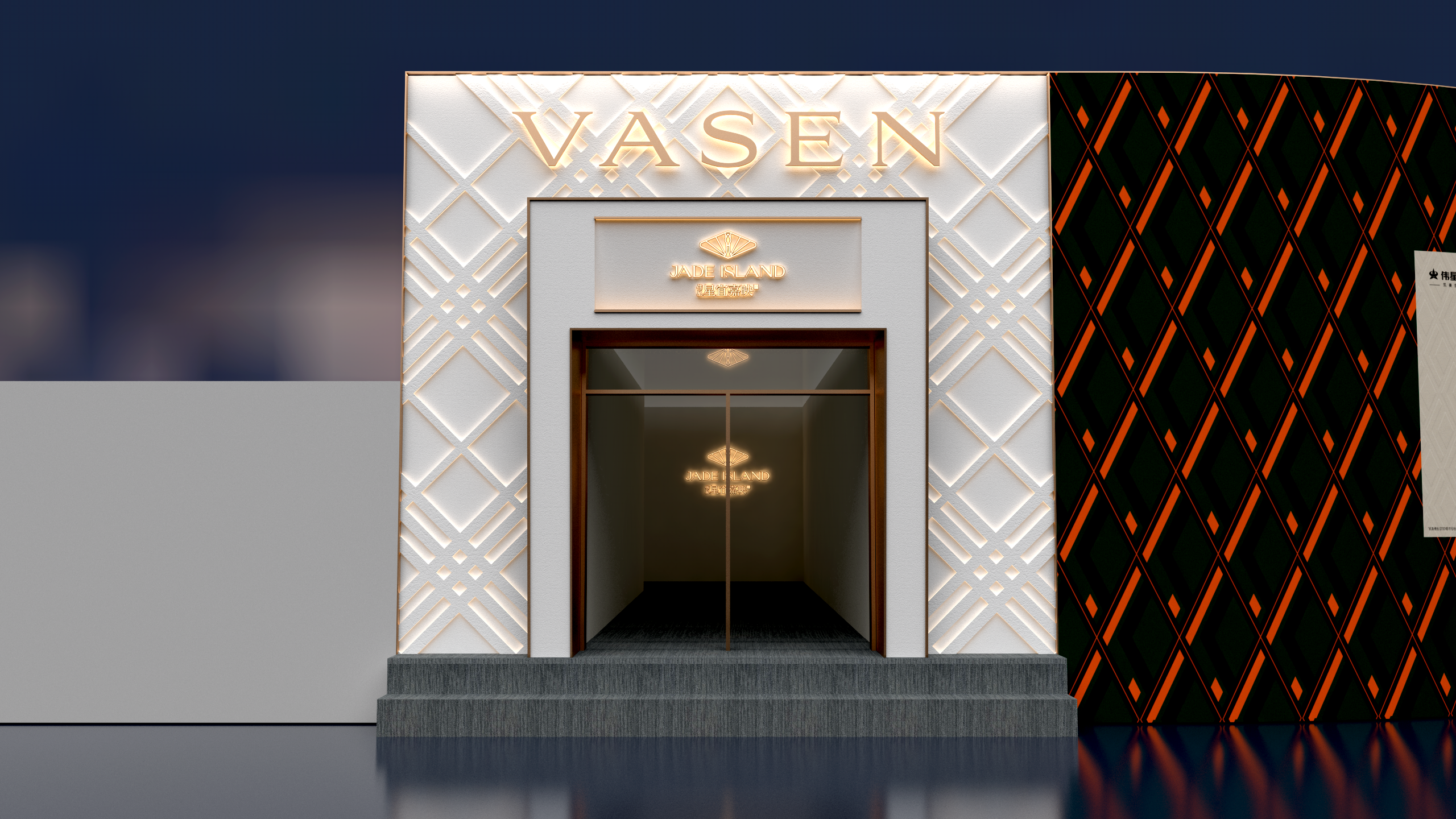 地产通道门头设计-6