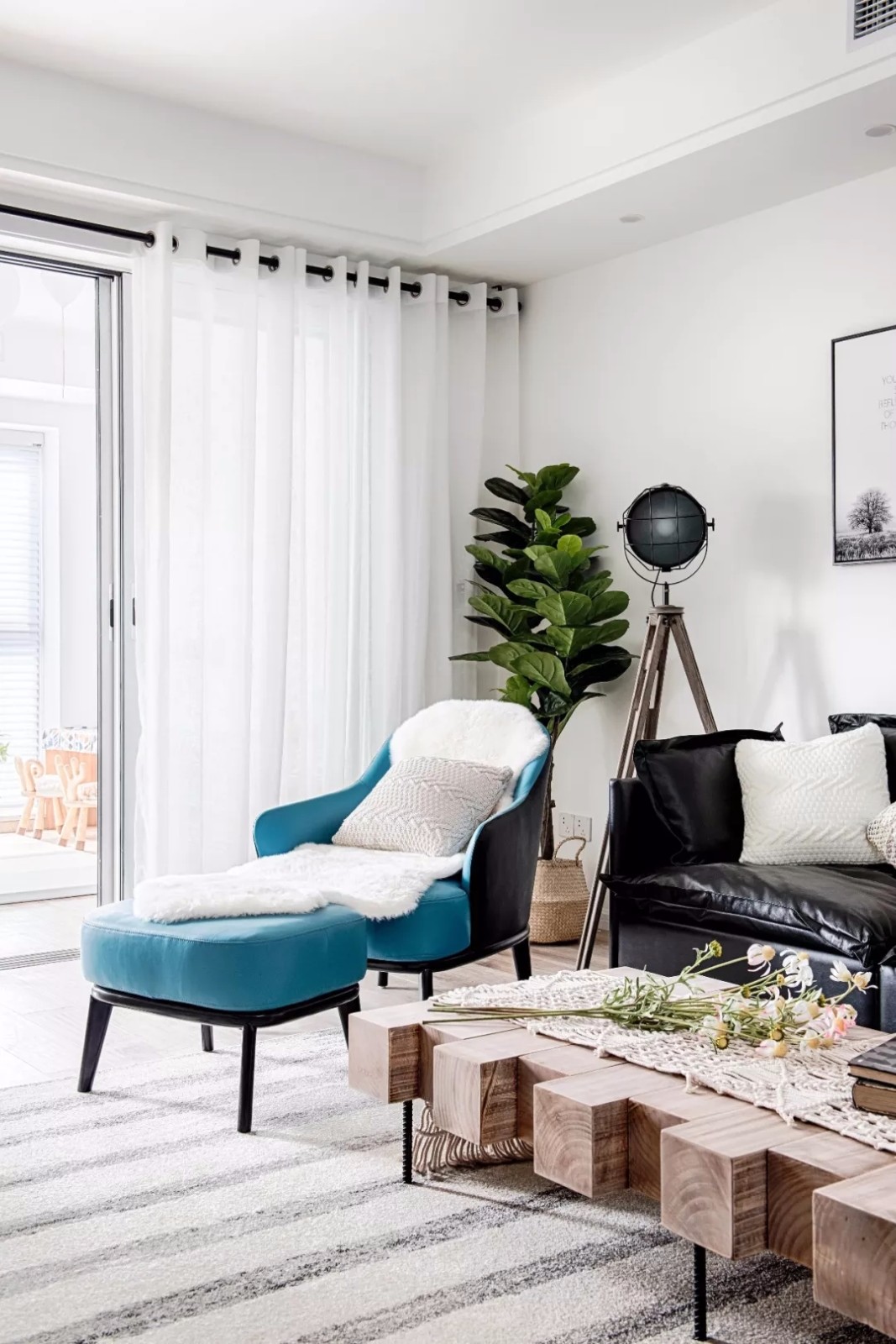 一见钟情的170㎡北欧风住宅  言若室内设计-10