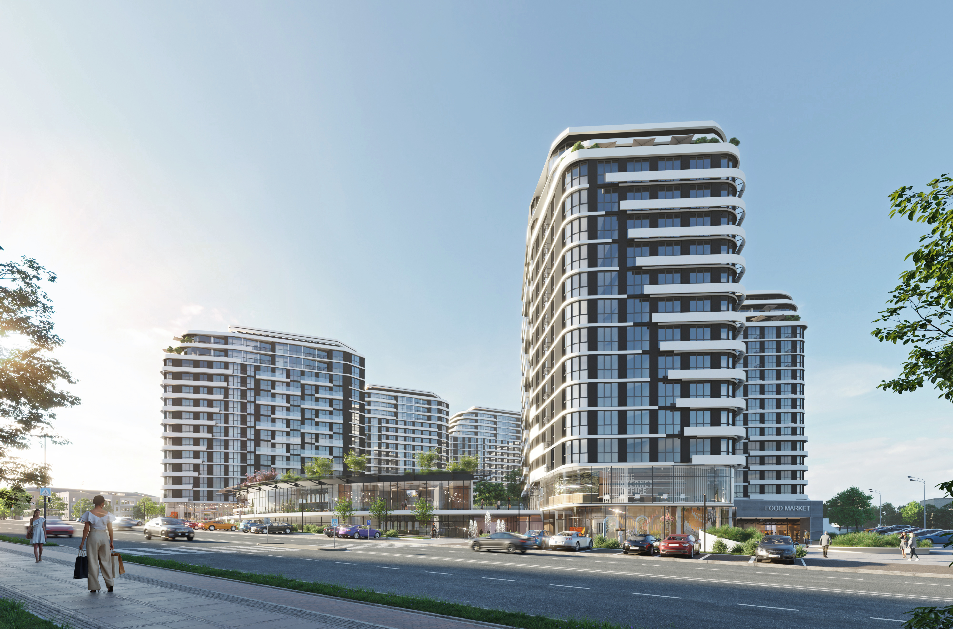 八栋带有公园区域的房屋丨乌克兰基辅丨KYB Architects-9