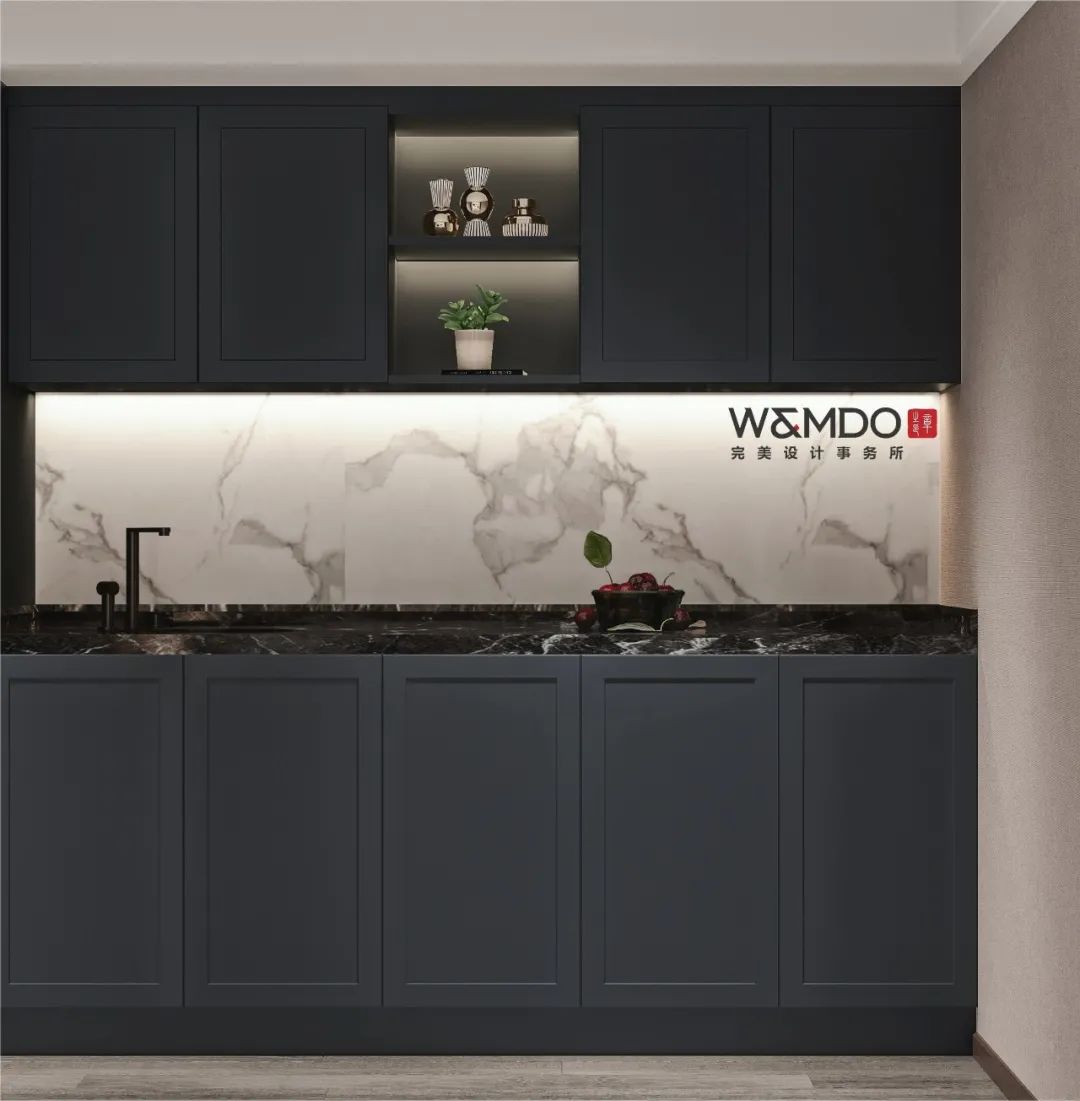 蓝山湾·肖府新中式设计,融合清雅古韵与精致简约-48