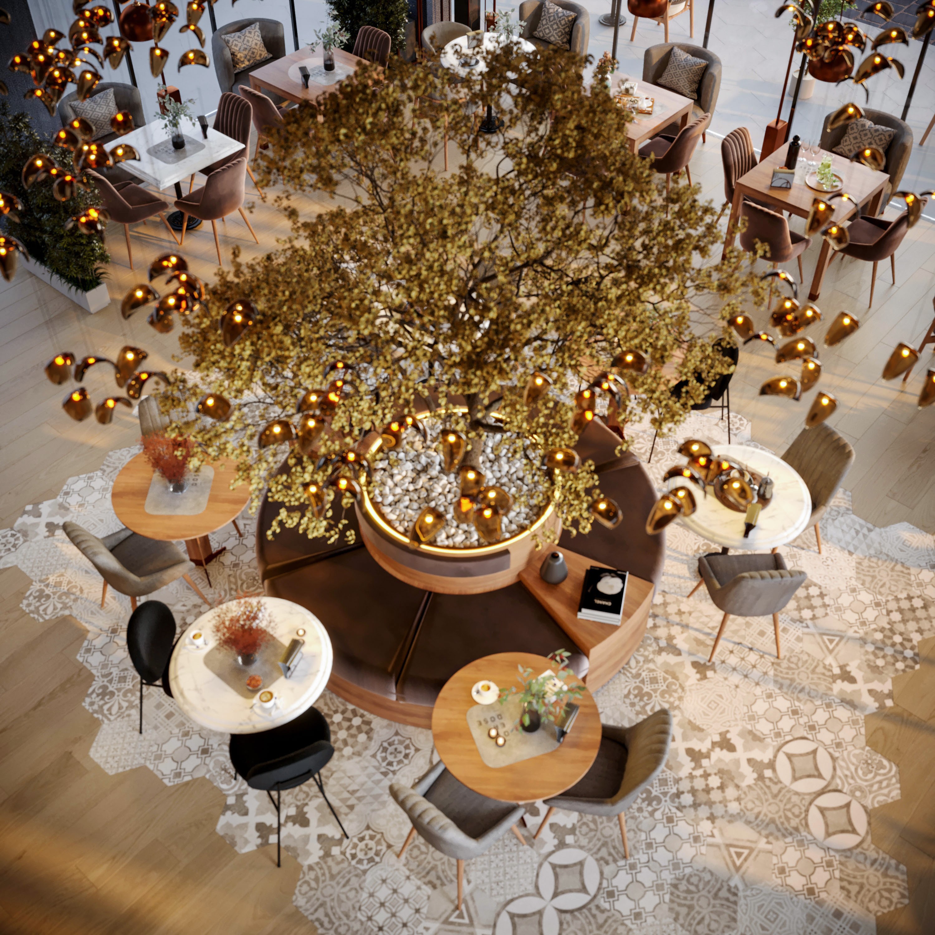 【Mahmoud Adel】OverDose Coffee Shop Design-2