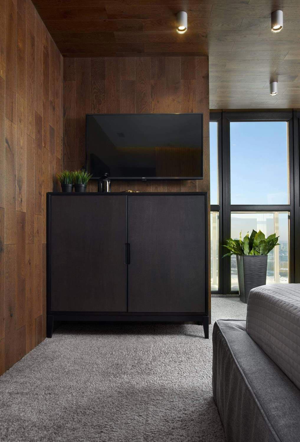 Designed for a young couple, this modern interior design offers panoramic views over Yekaterinburg   CAANdesign  Architecture and home design blog-15