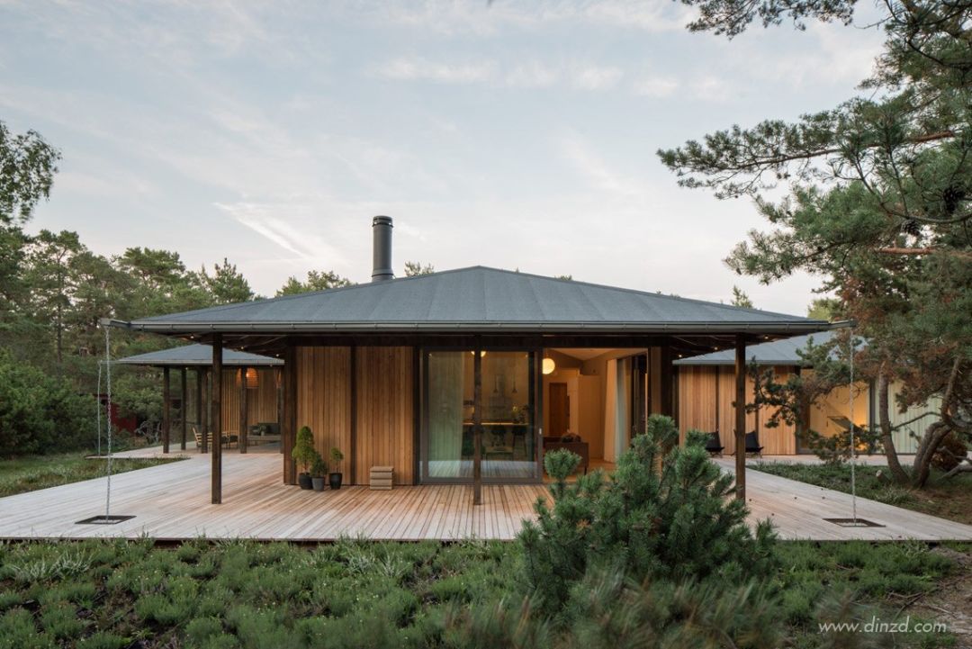 瑞典日式四合院 | Sommarhus T 的和谐自然之美-2