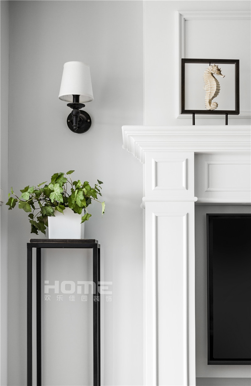 两江国际 126 平美式小清新,Tiffany 蓝打造浪漫梦境-38