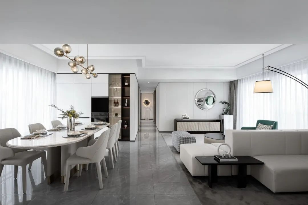 国深大信·君誉湾样板间丨中国中山丨IDAD久度设计,华贝软装-11