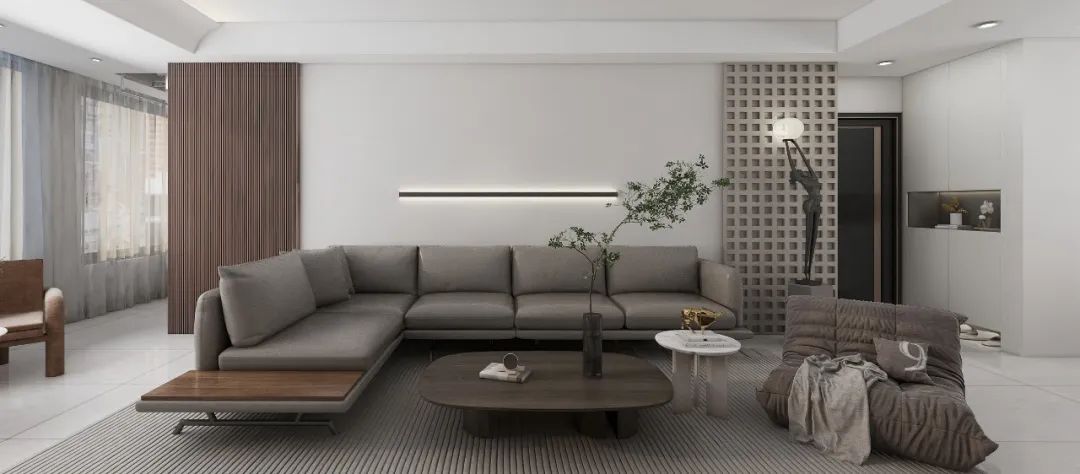 简约治愈之家 · 夏邑朱向飞 148㎡自然静谧设计-0