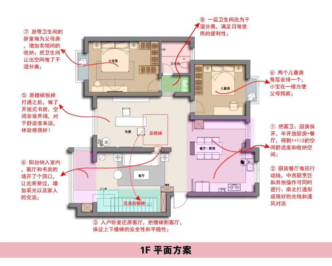 极简复式空间 · 160m²旧房改造的极简风丨中国上海丨大炎演绎-12