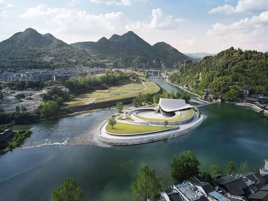 边城翠翠岛文学艺术中心丨中国湖南丨郑宏杰,周洋,张莎,张健,汪竹圆,彭格-4