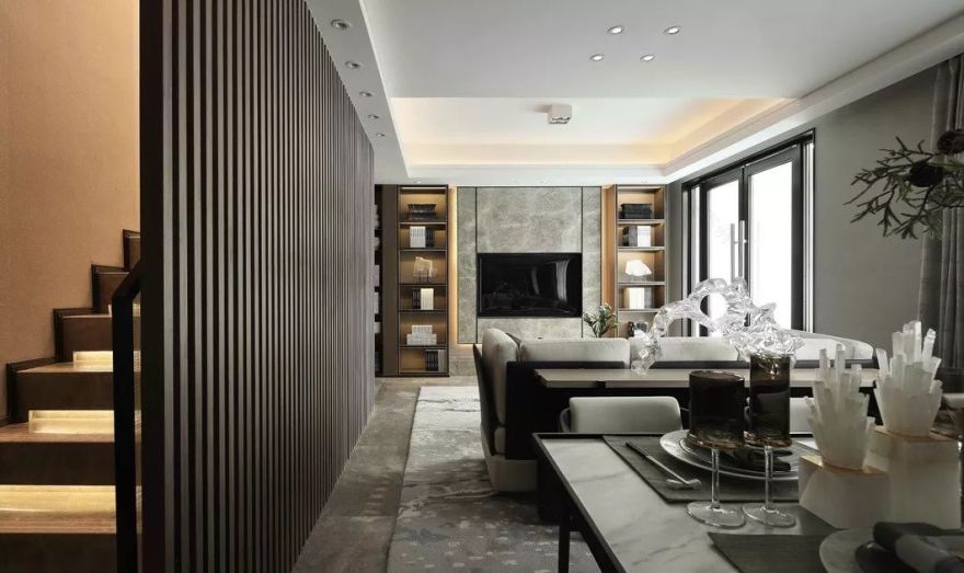 中南熙悦 200㎡顶级复式,新东方主义风格演绎现代生活-29