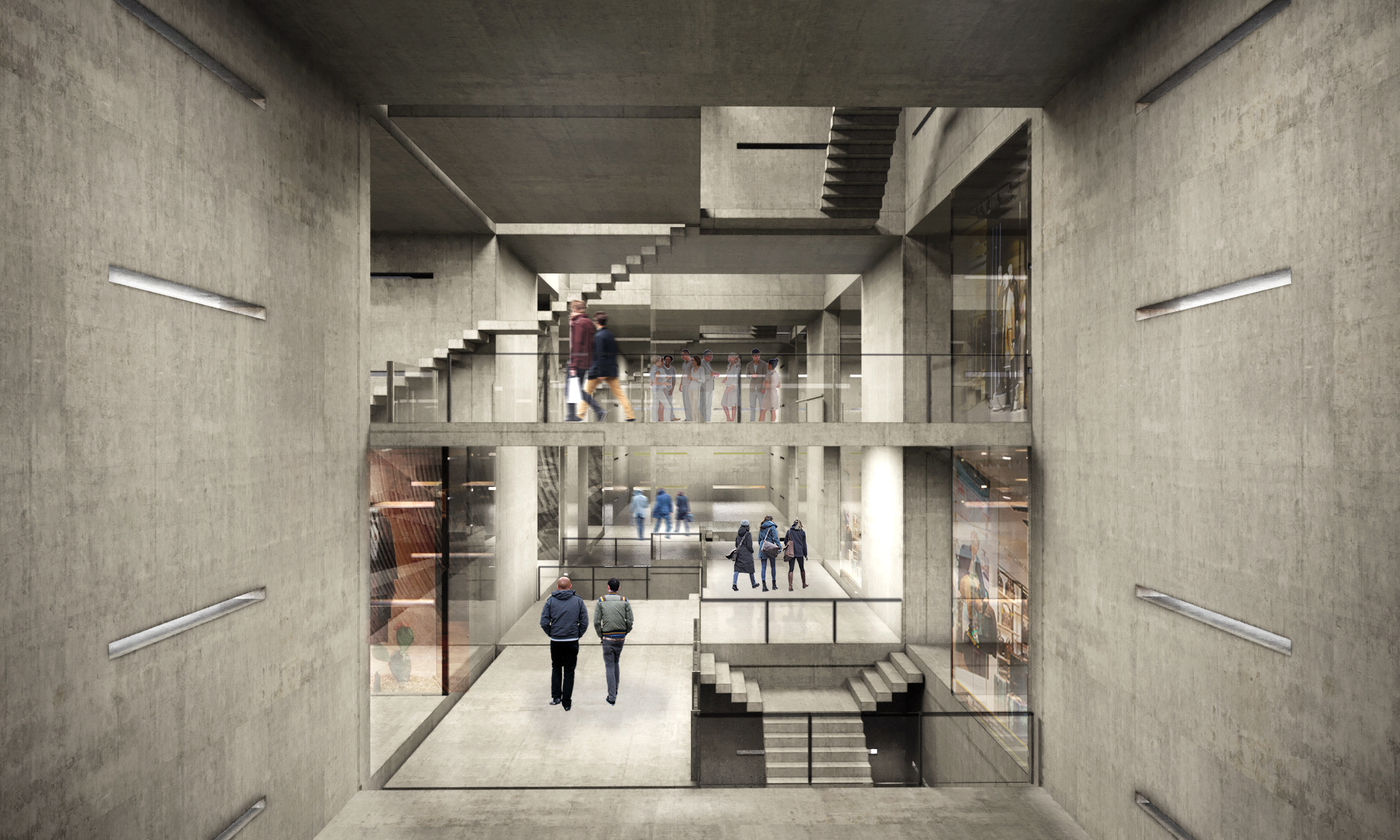 寄生之塔——融合商业、住宅与酒店的网格设计-12