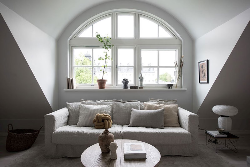 瑞典阁楼小公寓，浪漫宜居的简约空间-4