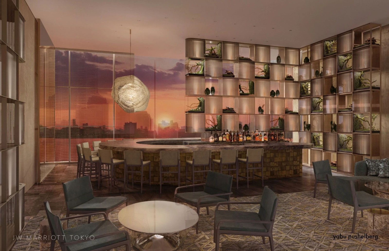 东京JW万豪酒店丨日本东京丨Yabu Pushelberg事务所-9