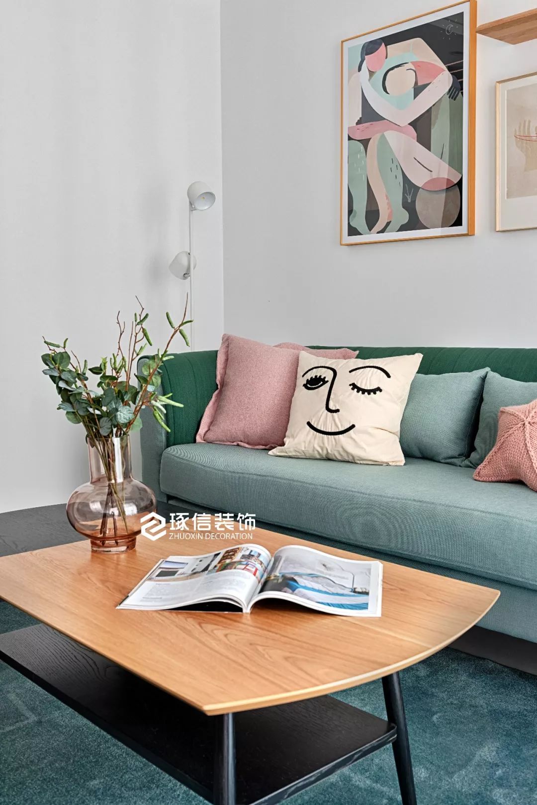 绿地海外滩四期 | 单面采光下的北欧风之家-54