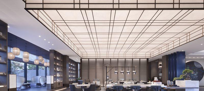 嘉兴中洲花溪地售楼处 | 光与影中的江南意境-30