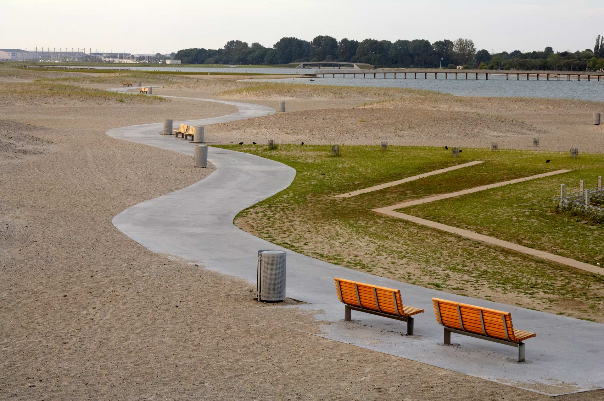 哥本哈根 Amager Beach 公园 | 人工海滩的都市休闲景观-0