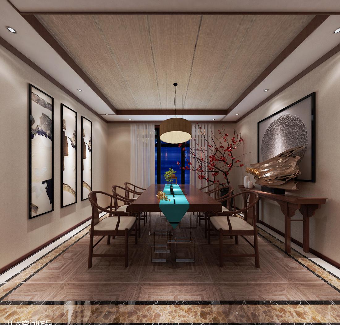 
溪堤郡中式别墅 -2