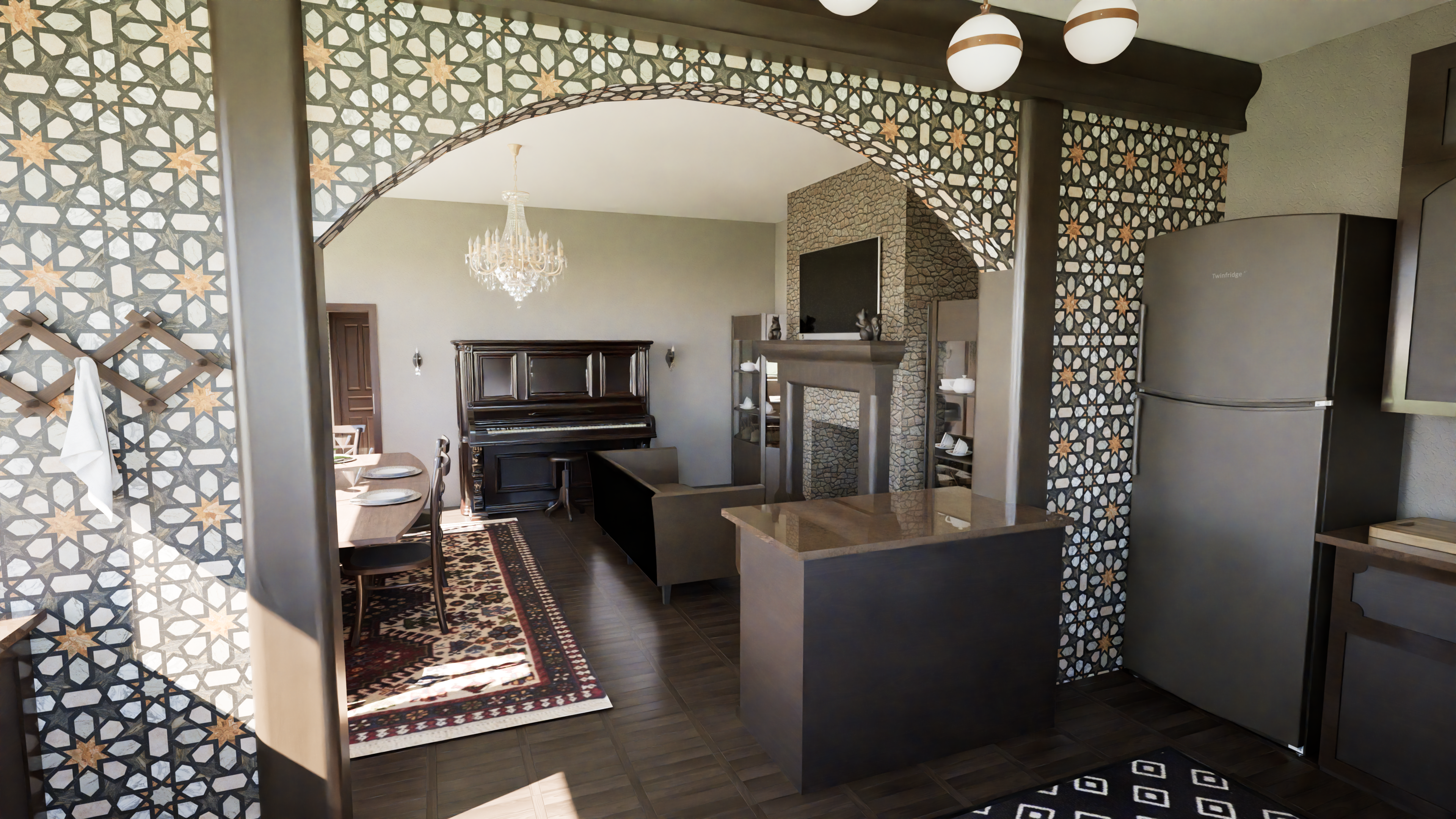 Classic Interior Visualization-4