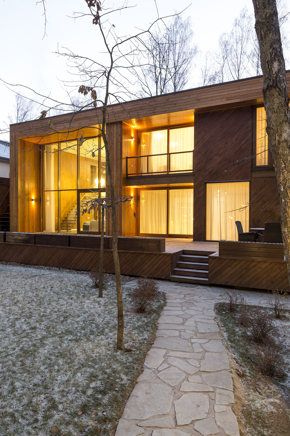 现代风格乡村木质房屋项目丨俄罗斯莫斯科-8