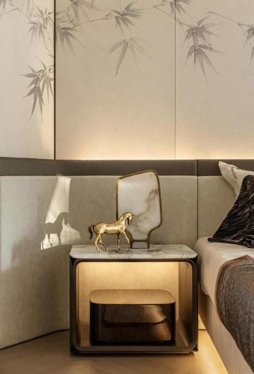 长沙电建泷悦长安424㎡下叠别墅样板间丨中国长沙丨深圳市盘石室内设计有限公司-28