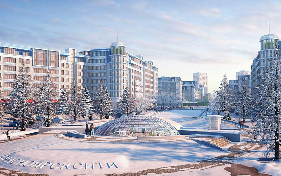 クラスノヤルスク・シティ“Preobrazhensky”（No1、No21街区） | 都市計画・マスタープラン | Projects | NIKKEN SEKKEI LTD-6