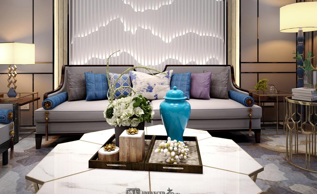 
尚晓明丨云端点墨设计 -180平样板间/水云居 -11