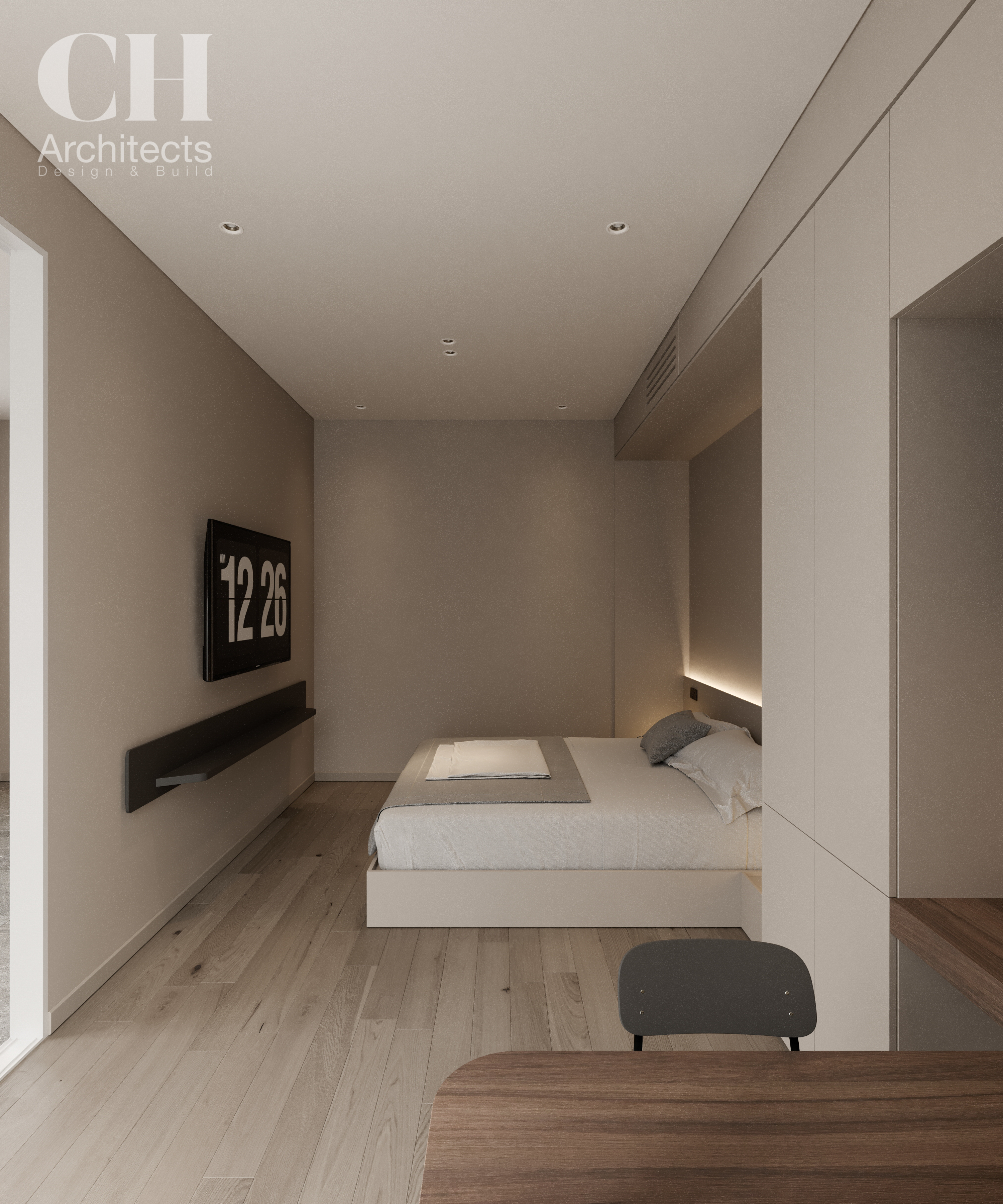 董朔市的一个房间丨CH Architects-9