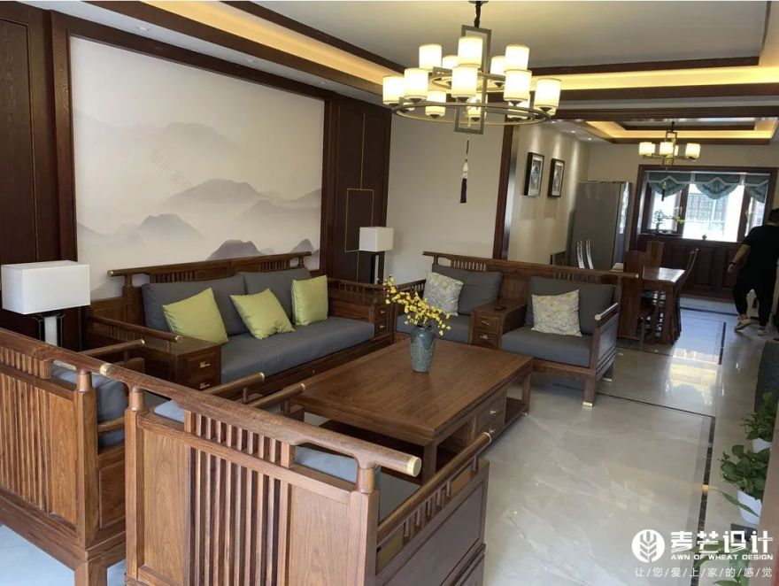 260㎡中式复古风,温润而独特-3