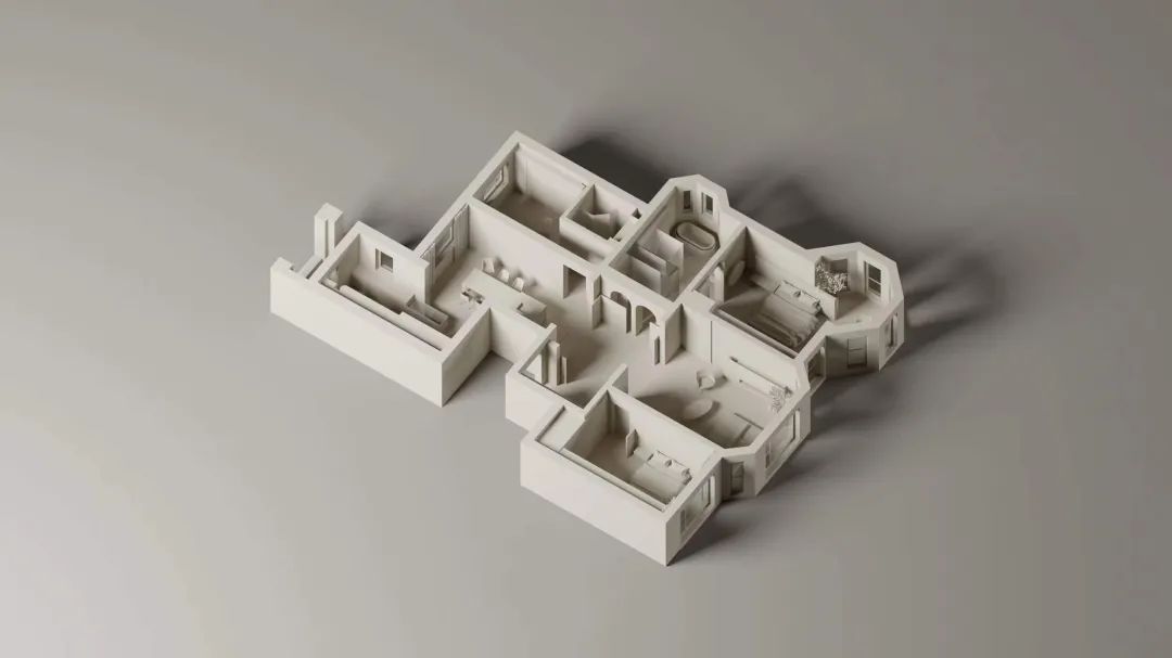 鄂尔多斯绿洲 · 自由环形动线串联生活区域丨中国鄂尔多斯丨尔我空间设计研究室-8