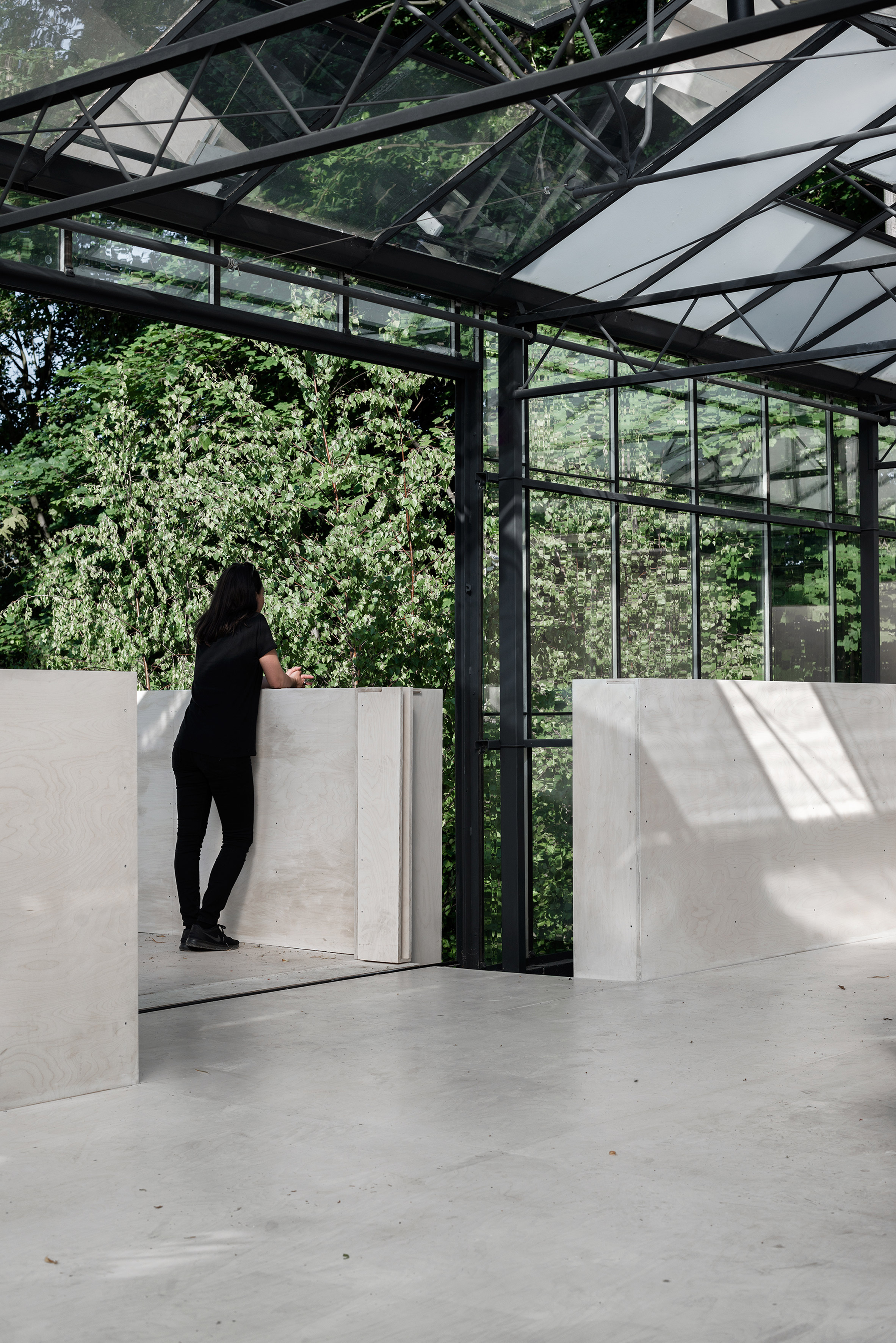 HASA Architects converts derelict glasshouses into events space in Highgate-8