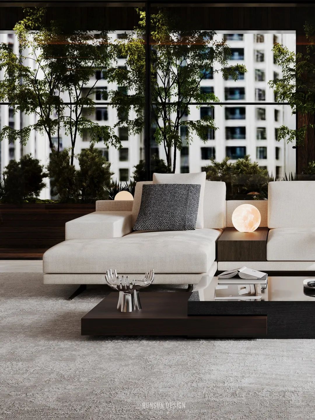 绿意盎然,城市秘境 · 朗石设计温州瓯江峯汇私宅丨中国温州-29