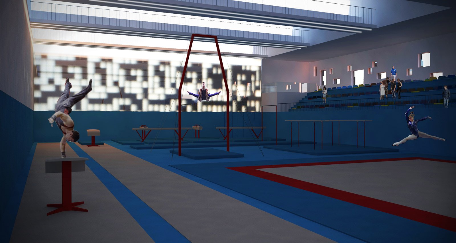 体育馆丨GymnasticsTrainingCenterofGuimarães-72