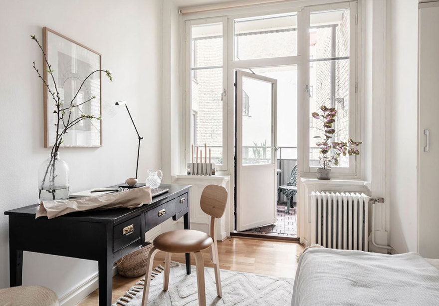 瑞典哥德堡 86 平米白色优雅公寓,温暖细节展现大师级设计-23