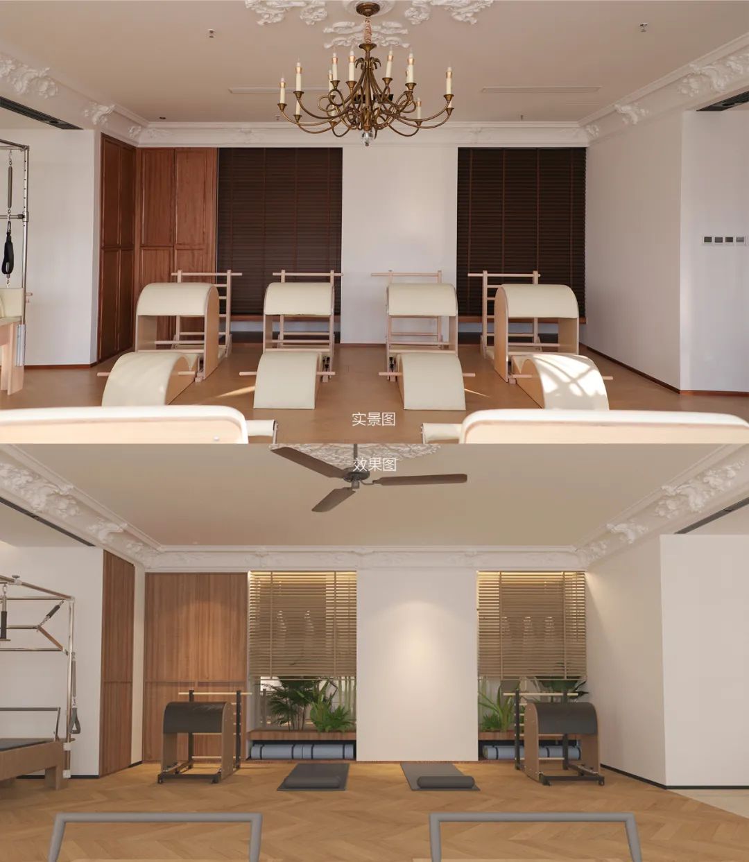 舍予瑜伽 · 法式中古风温馨瑜伽空间设计丨中国淄博丨发现设计-99