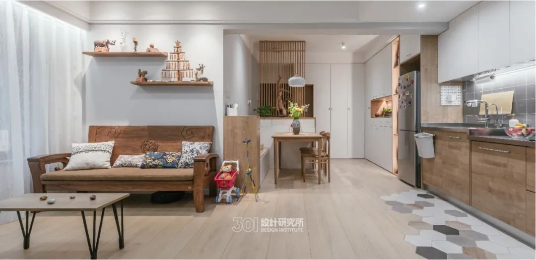 78 平米北欧风之家 | 墨绿背景墙的稳重与雅致-20