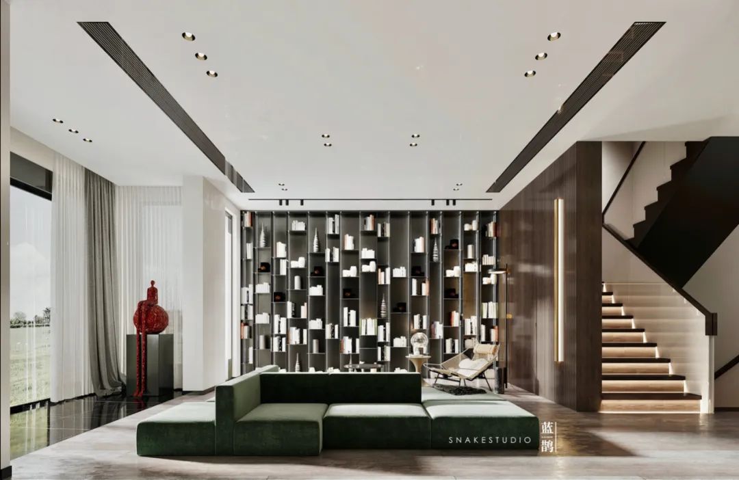 现代高级感家居,雾灰空间的情感暖化-41