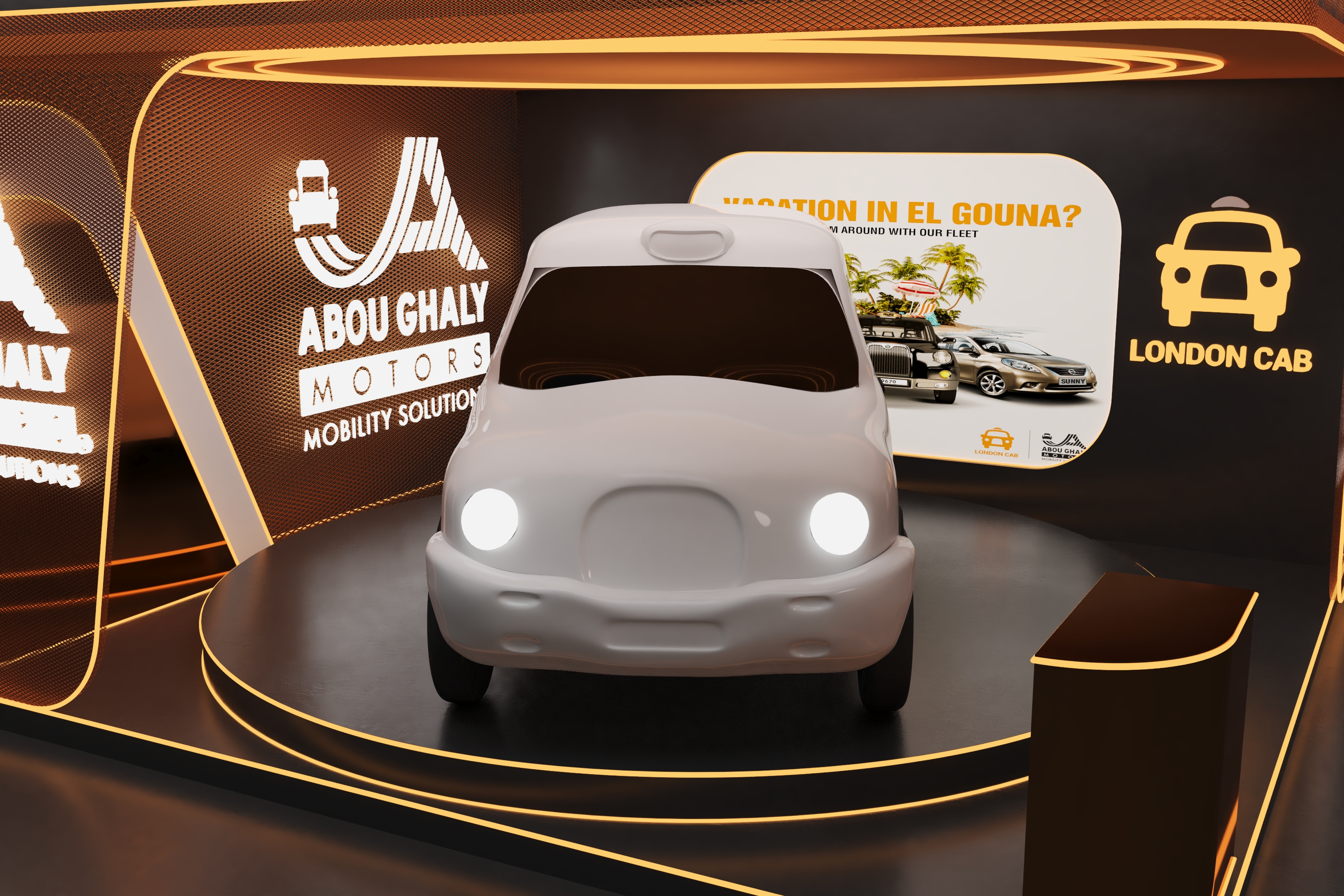 阿卜杜·加利展位（这里假设Abou ghali是人名，因为没有足够背景信息，Abou也可能拼写有误，若有更多信息可使翻译更精准 ） 丨GHOUL design studio,Fayrouz wael-5