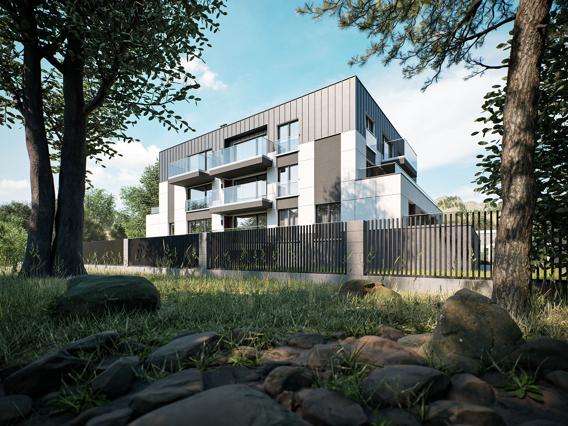 Apartamenty Ustroń | Wizualizacje Architektoniczne-0