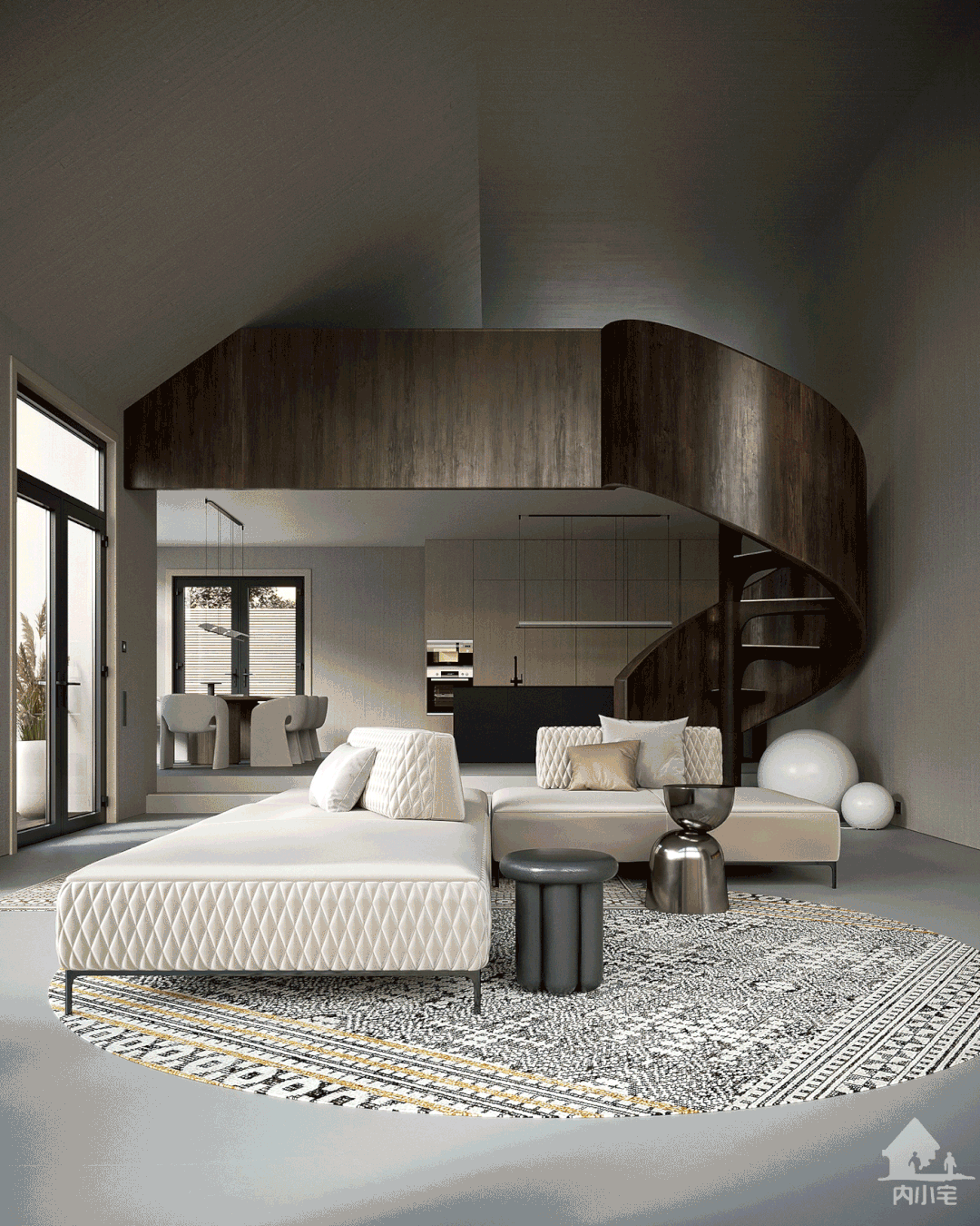 LOFT 公寓设计丨英国丨英国设计师 Tima Agalakov-2