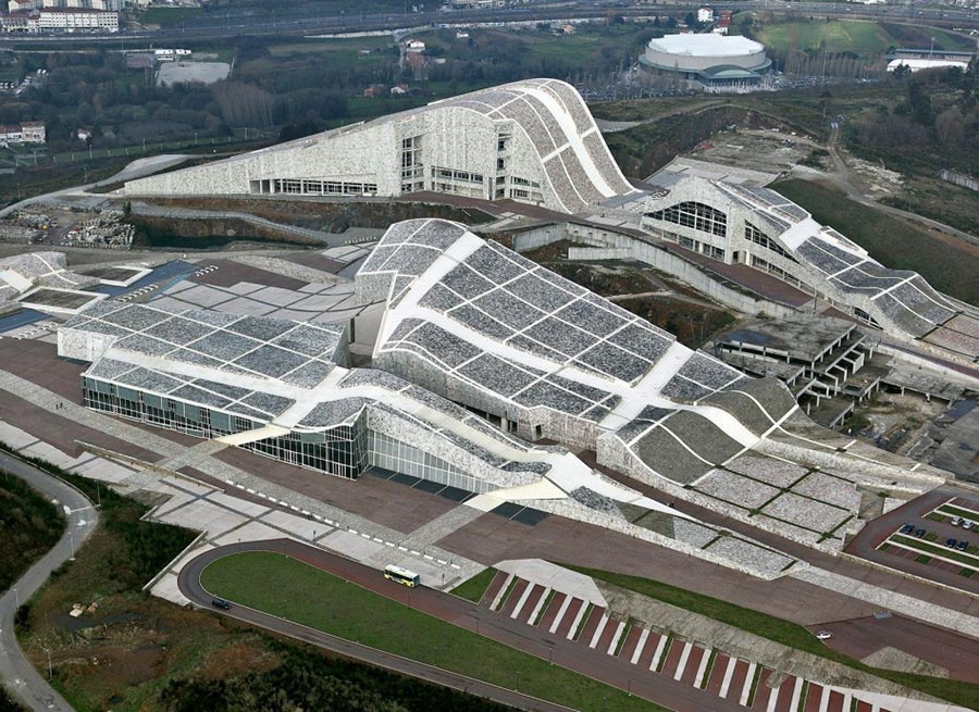 城市文化中心（City of culture of Galicia）丨西班牙丨彼得·艾森曼（Peter Eisenman）-4