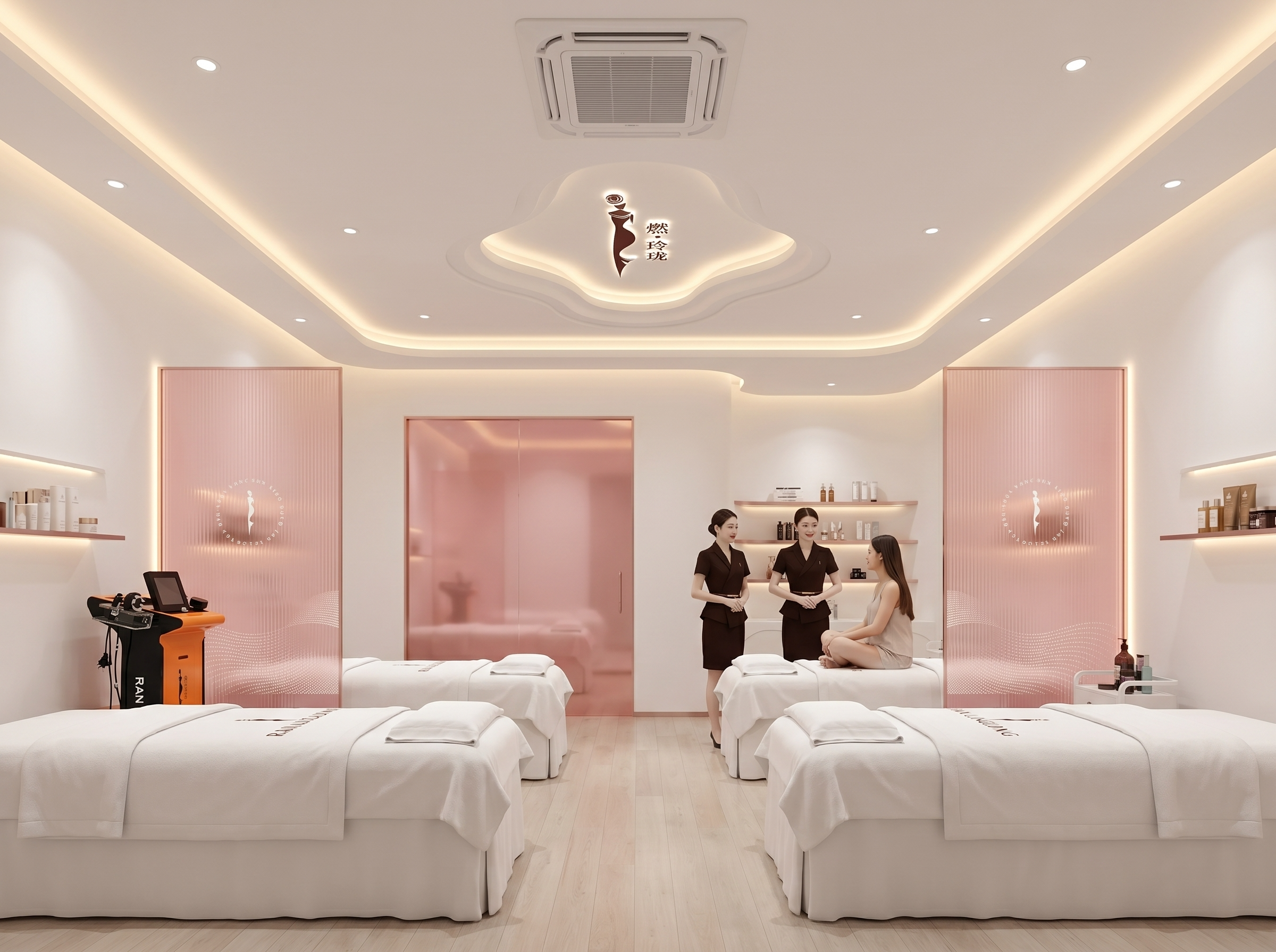 【橘鹿品牌】医美空间概念店设计-20