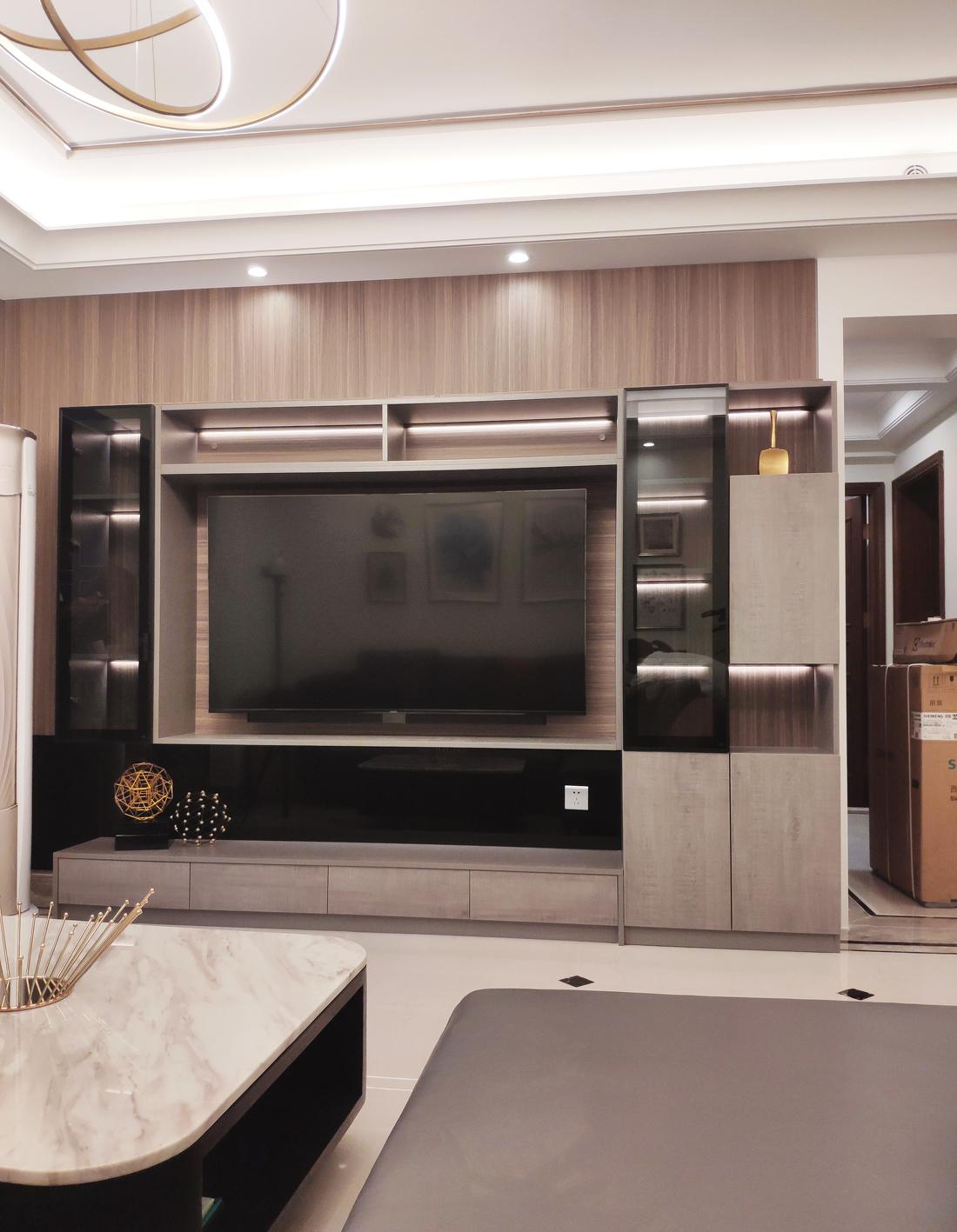 现代轻奢混搭风格家居设计丨海舍家居-23