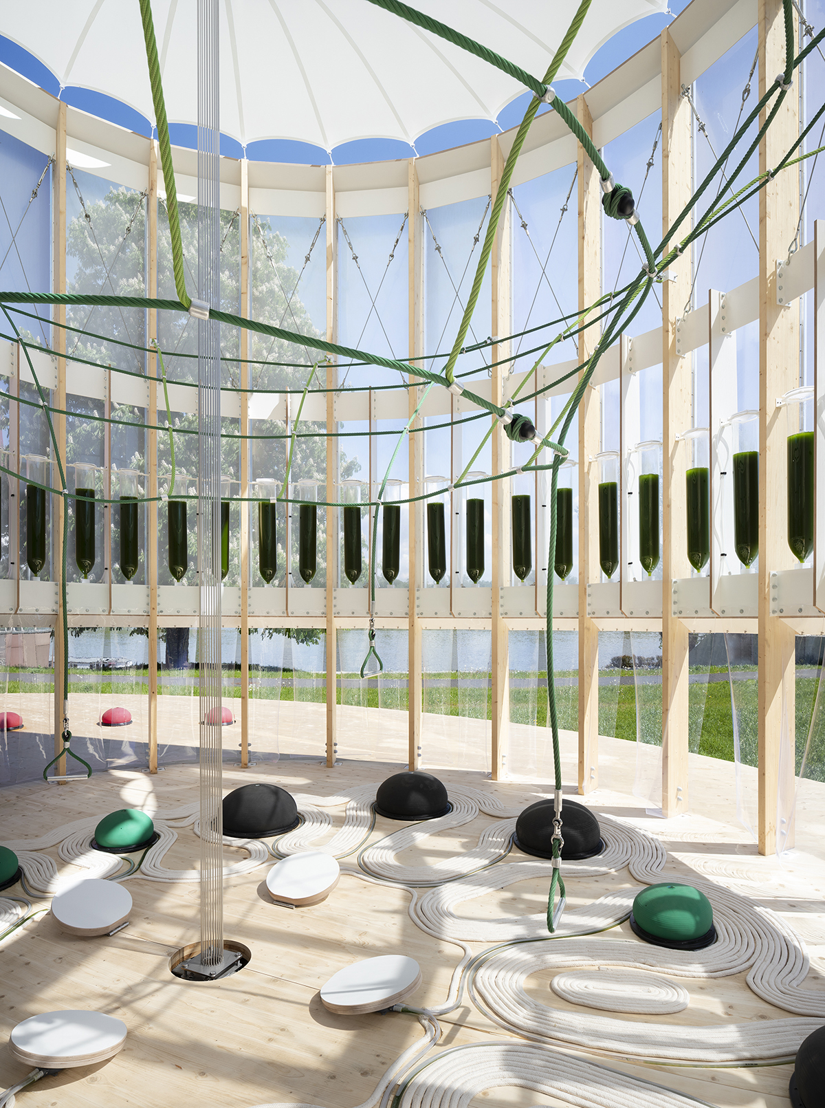 “AirBubble”空气净化游乐场丨波兰华沙丨ecoLogicStudio-18