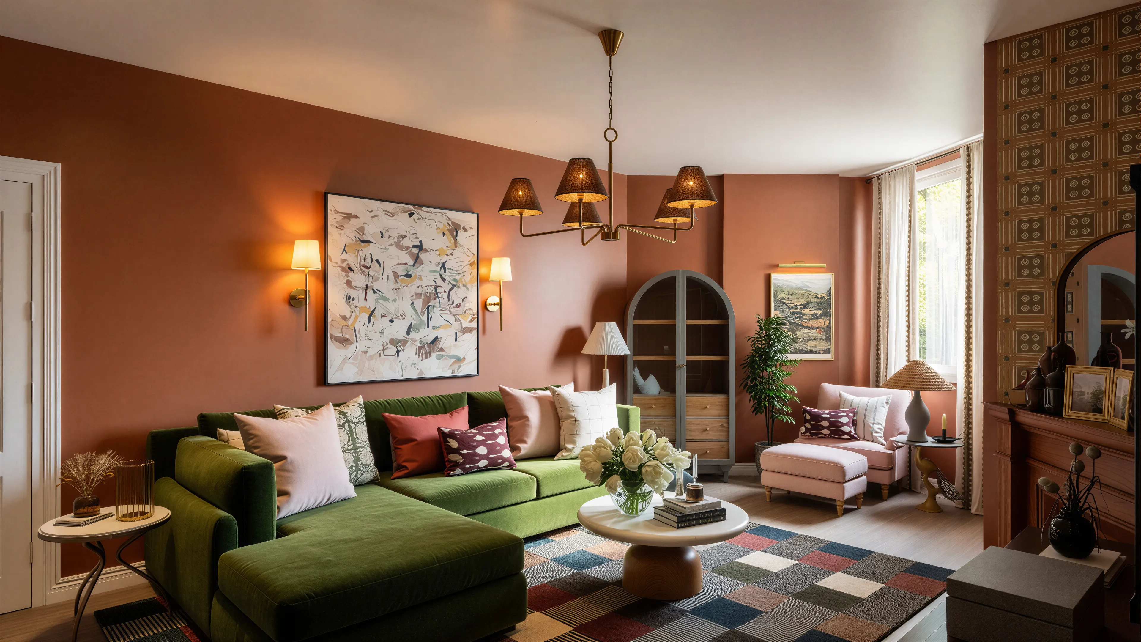 Eclectic Living Room-0