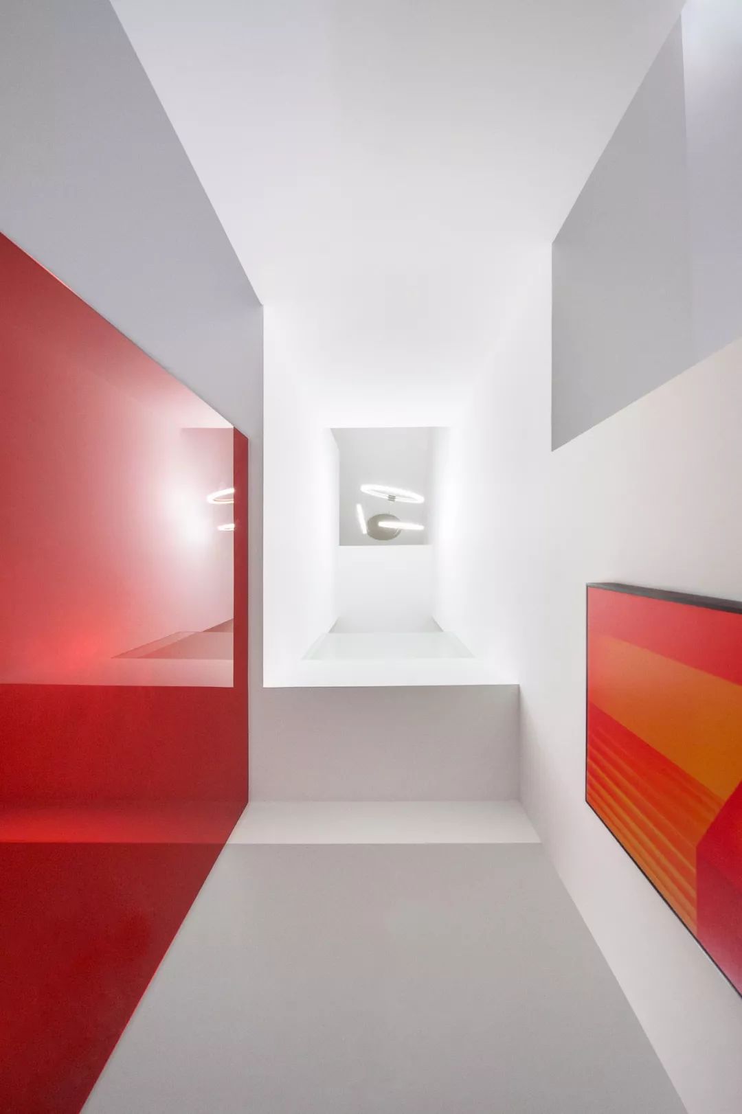 135m²怪异阁楼,创意爆改为艺术画廊式舒适三层!-40