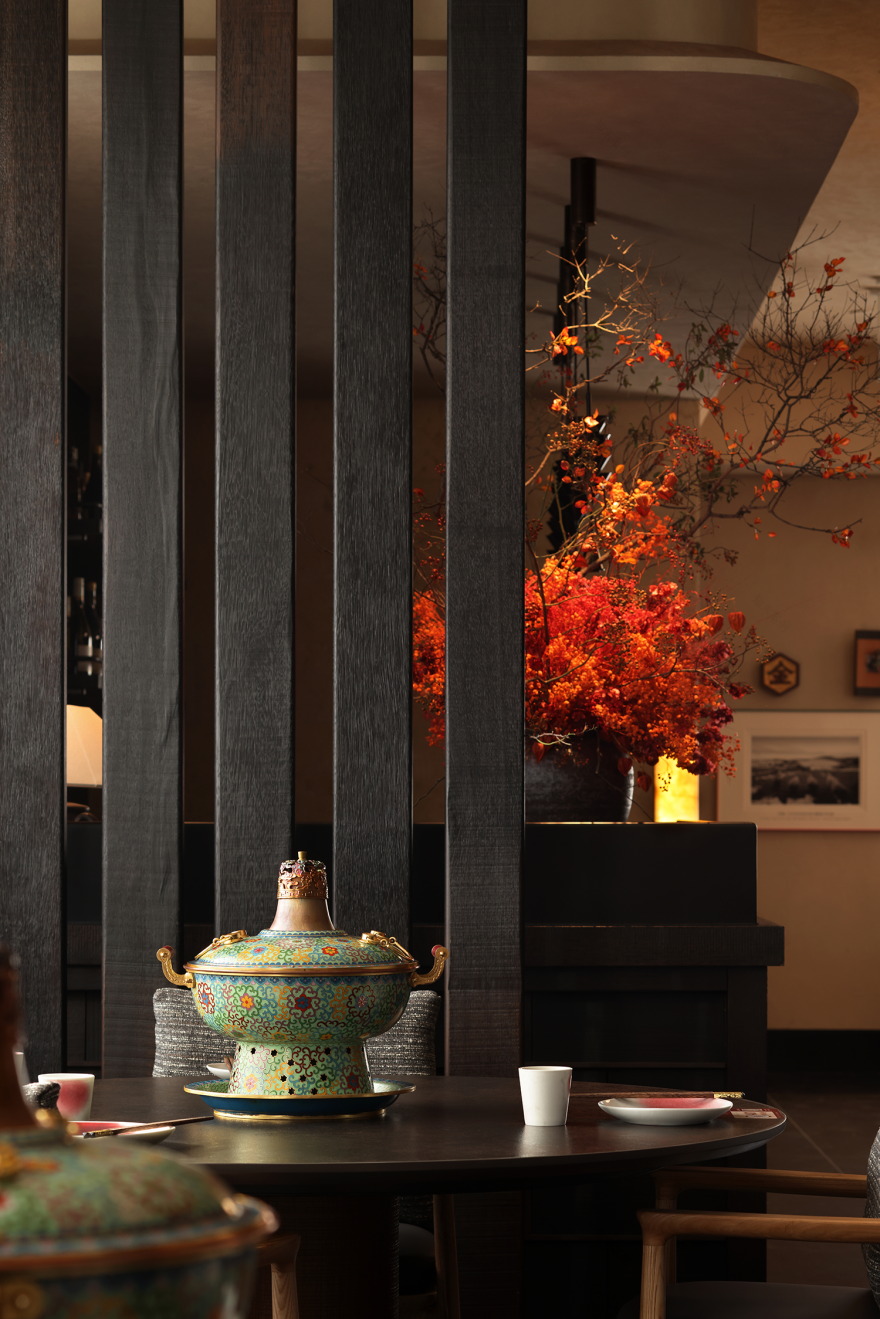 金昆阁·铜锅涮肉丨中国西安丨屋里门外设计-74